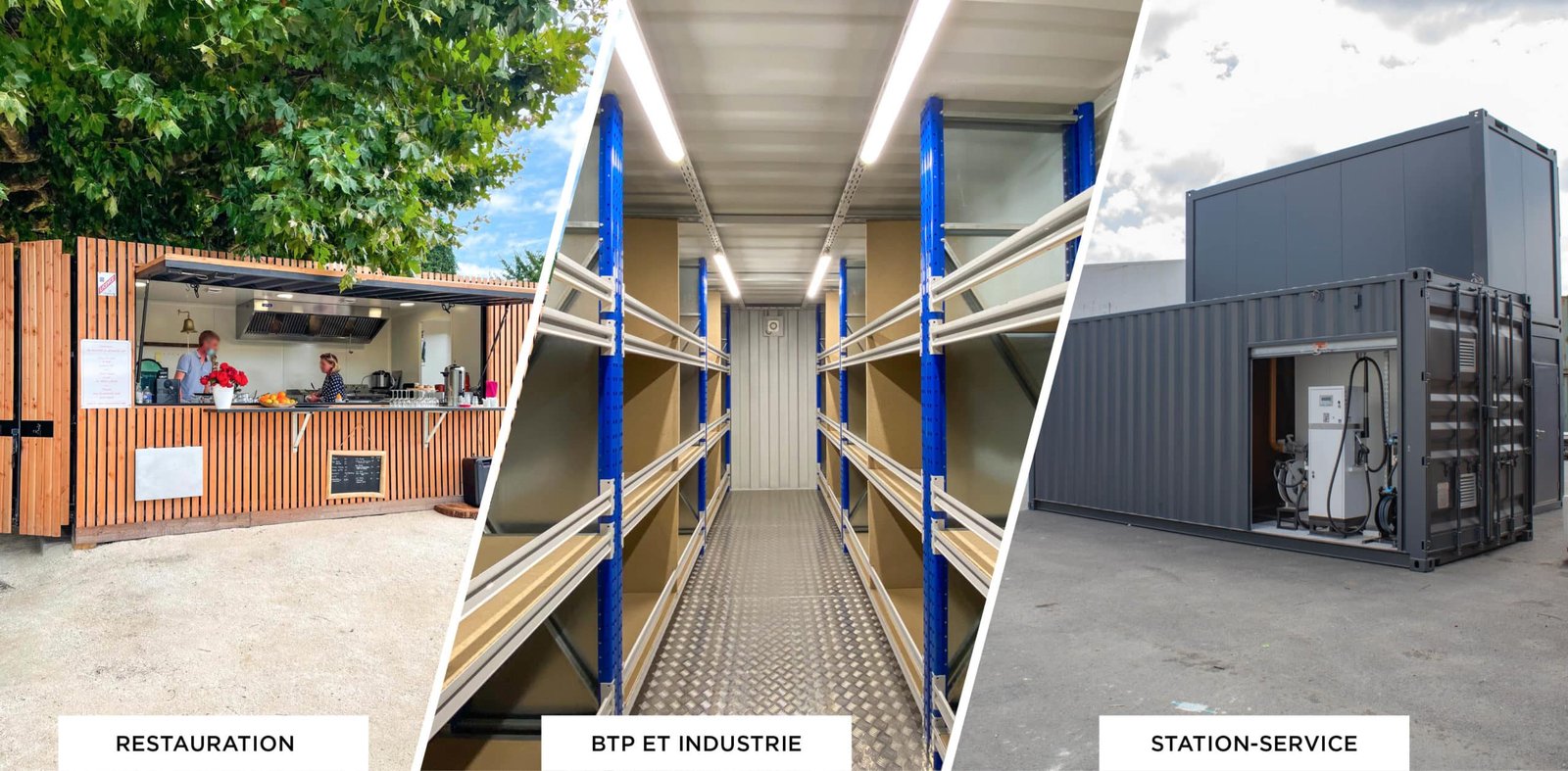 Aménagement de containers maritimes sur mesure