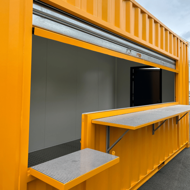 Guichet container - Container Comptoir d’Accueil Événementiel