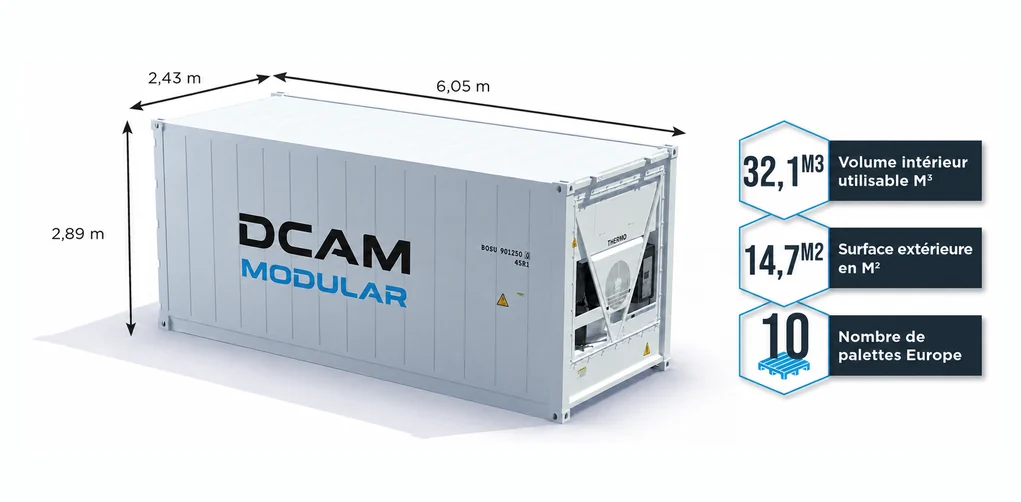 container 20 pieds high cube occasion