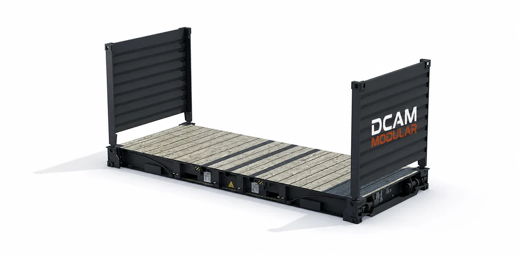 Conteneur de 20 pieds flat rack