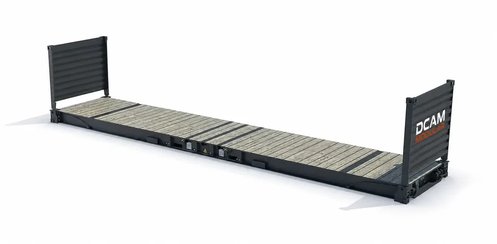 container-maritime-40-pieds-flat-rack