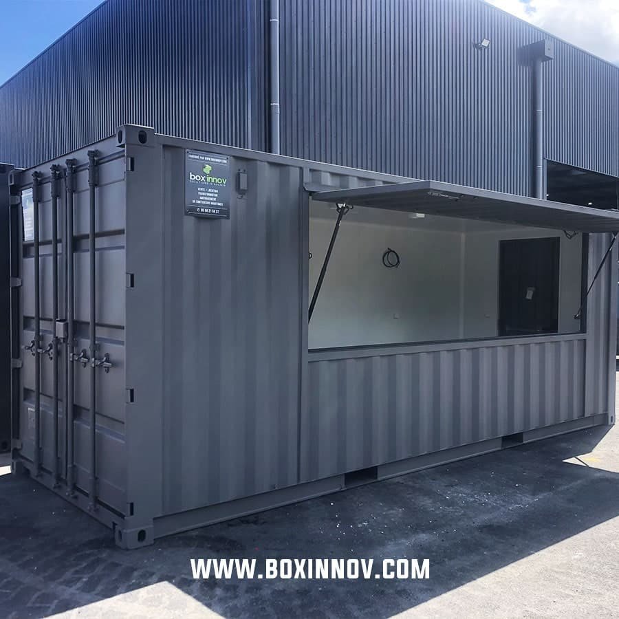 Conteneur restaurant - Container Food-Truck Fixe