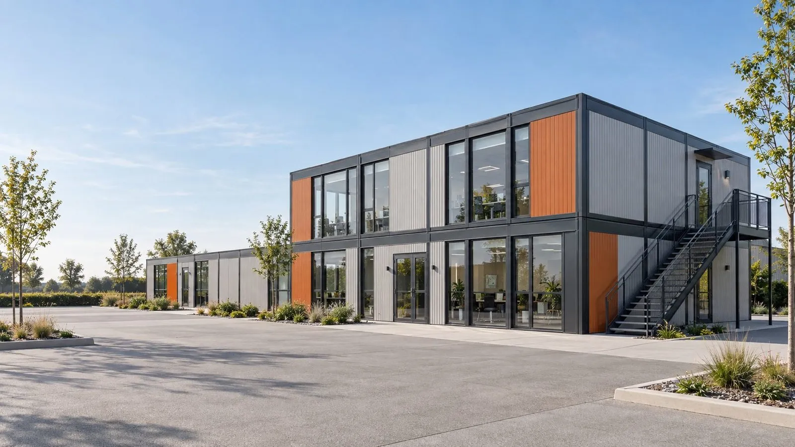 Bâtiment modulaire deux niveaux DCAM MODULAR